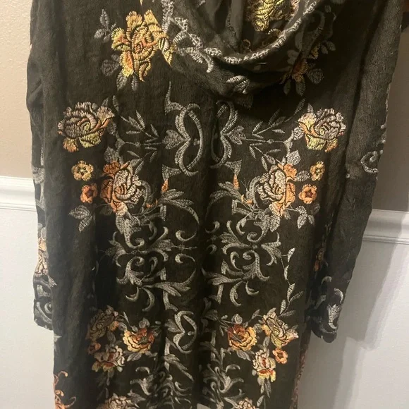 Johnny Was Black Floral Embroidered Jacket - Picture 4 of 4